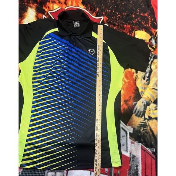 Sport Dri Multi Colored‎ 100% Polyester Polo Men Size 2XL - Picture 7 of 9